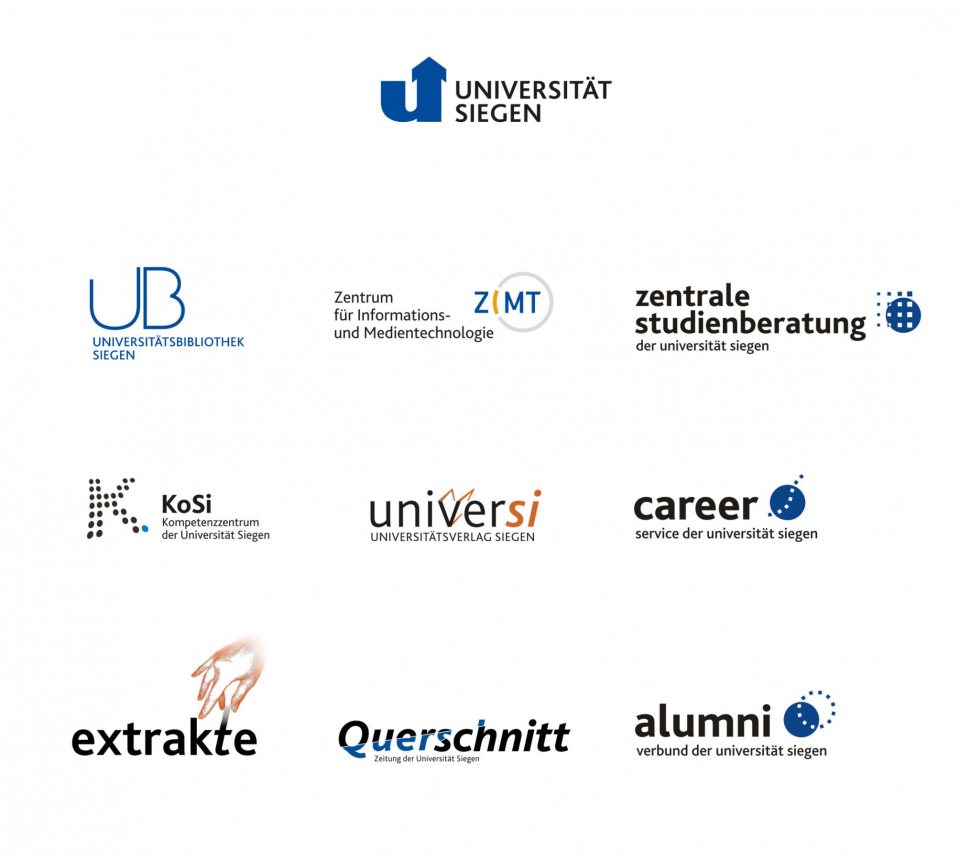 #links Sublogos Universität Siegen