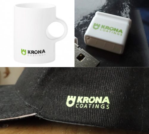 #links Werbemittel kroena coatings